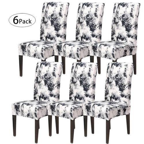 Removable Chair Covers Flower Printing Stretch