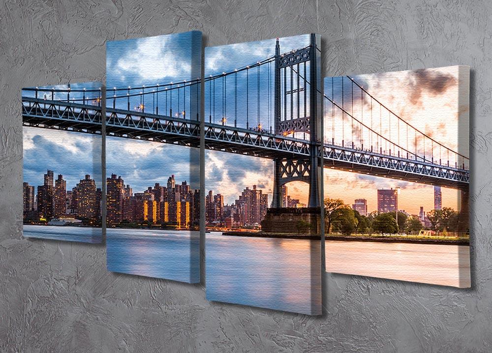Robert F Kennedy Bridge 4 Split Panel Canvas