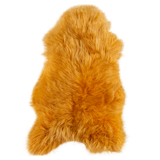 Schapenvacht IJslands | Geel | 100 x 65cm