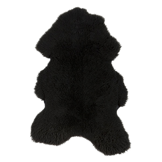 Schapenvacht | Natural zwart | 100 x 65cm