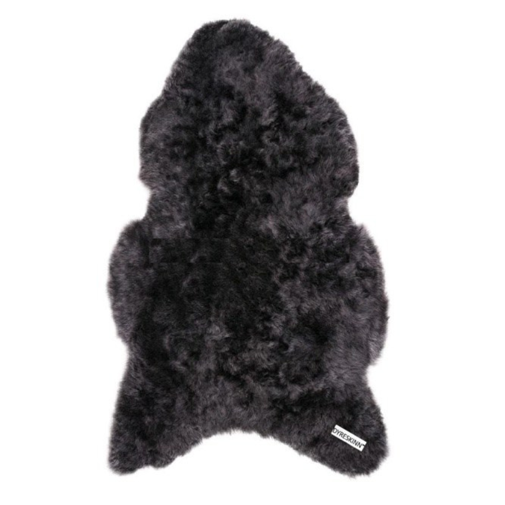 Schapenvacht IJslands | Donkergrijs kort | 100 x 65cm