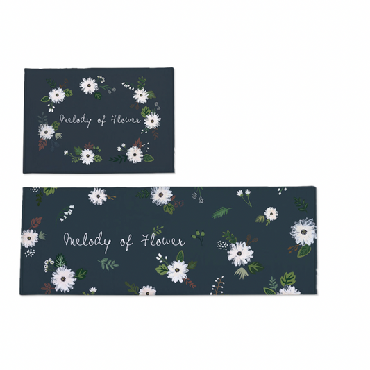 Melody Flower (Floor mat + Kitchen mat)