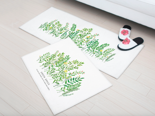 Green Grass (Floor mat + Kitchen mat)