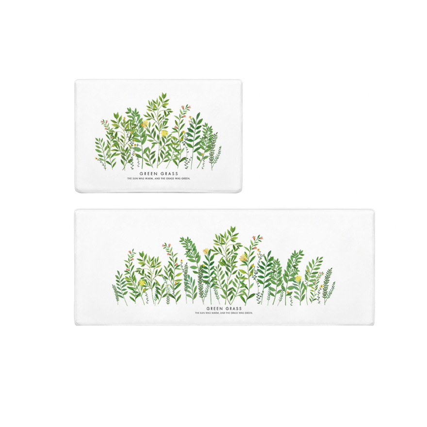 Green Grass (Floor mat + Kitchen mat)