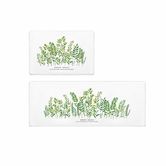Green Grass (Floor mat + Kitchen mat)