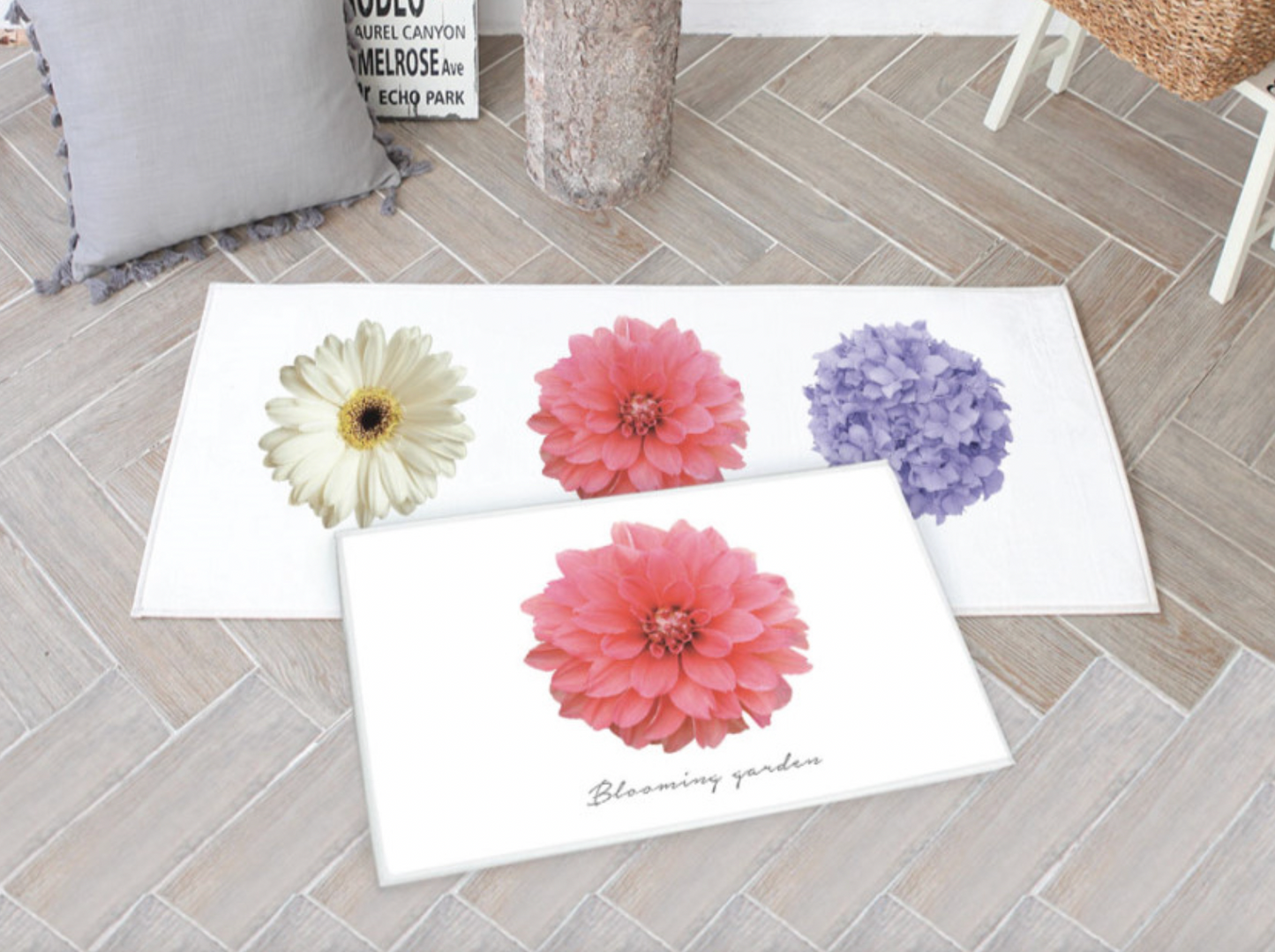 Blooming Garden (Floor mat + Kitchen mat)