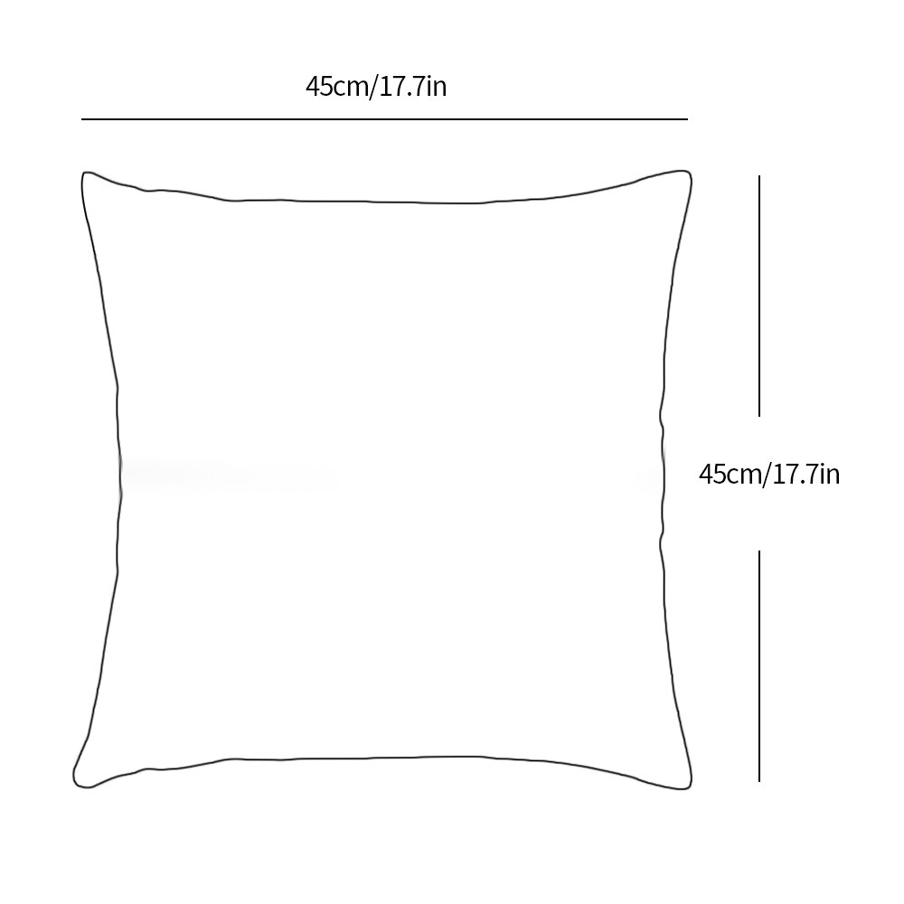 Sea Turtle Printed Cushion Cover Cotton Linen