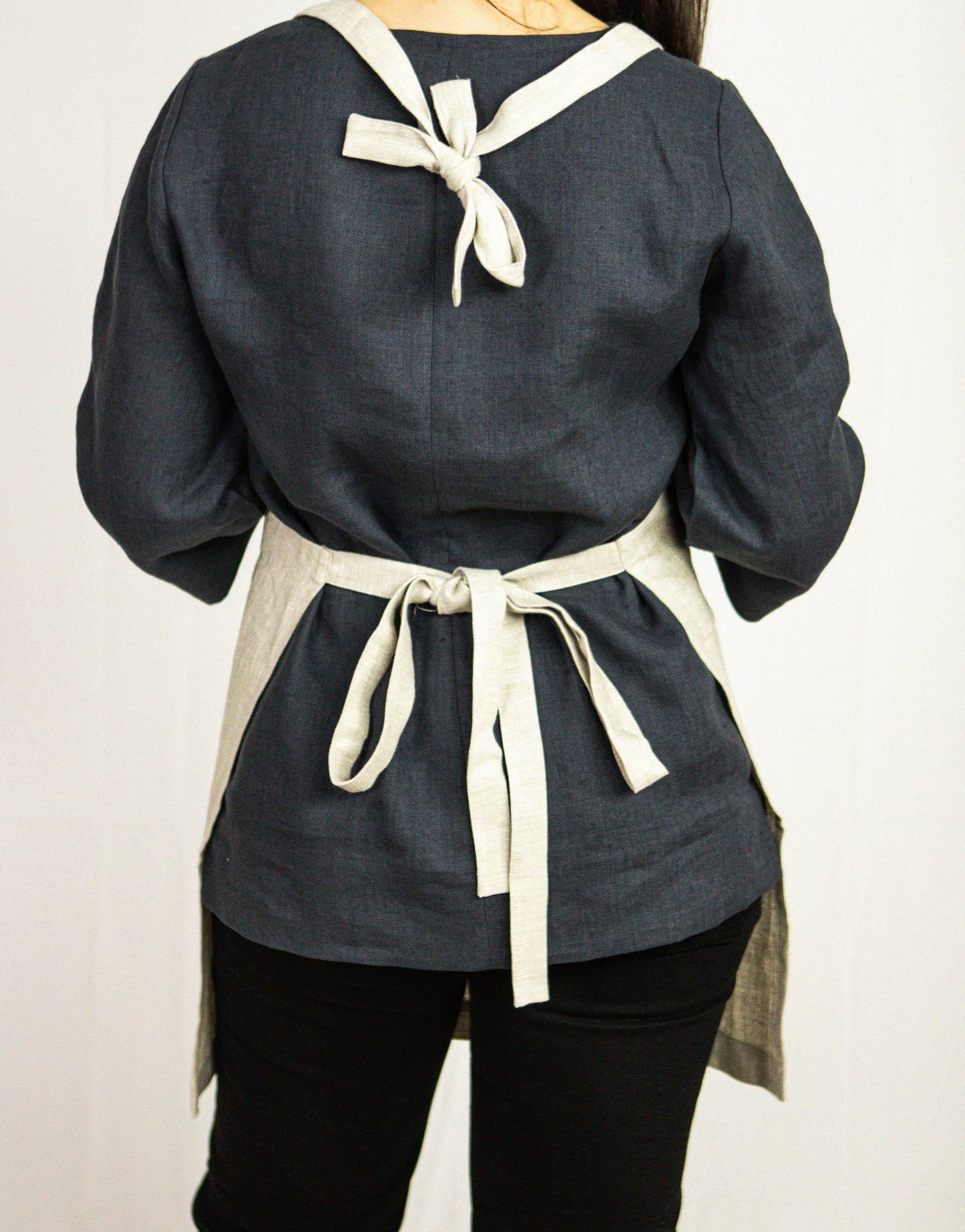 Natural Light  linen apron