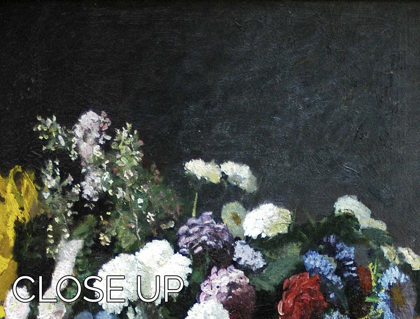 Still Life with Flowers and Fruits by Monet 3 Split Panel Canvas Print