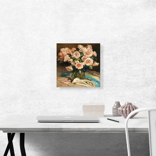 Roses In a Glass Jug