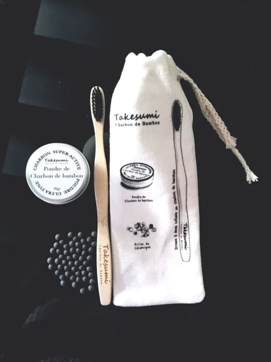Trio hygiène bucco-dentaire au charbon de bambou