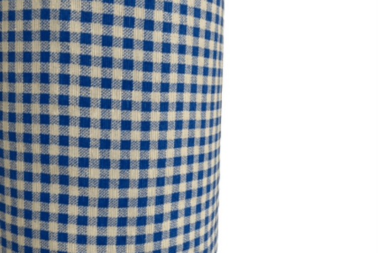 TELA AL CORTE TEJIDO VICHY AZUL