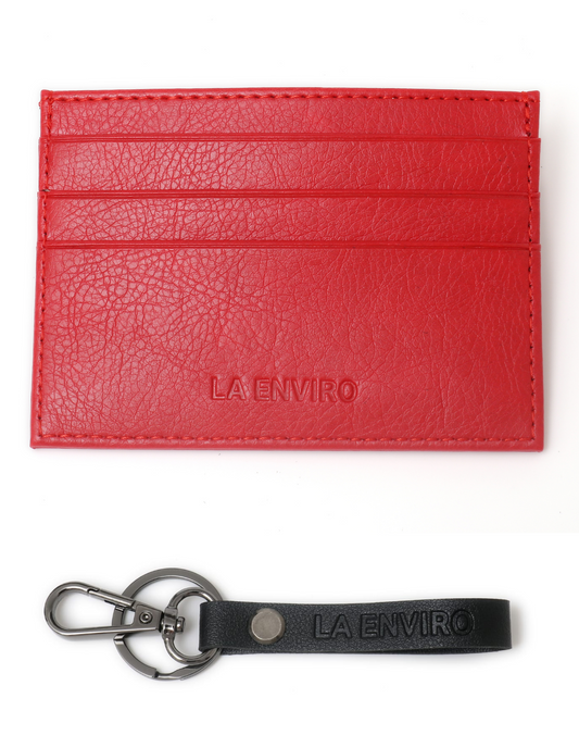 AVOCA Unisex Card Holder I Red