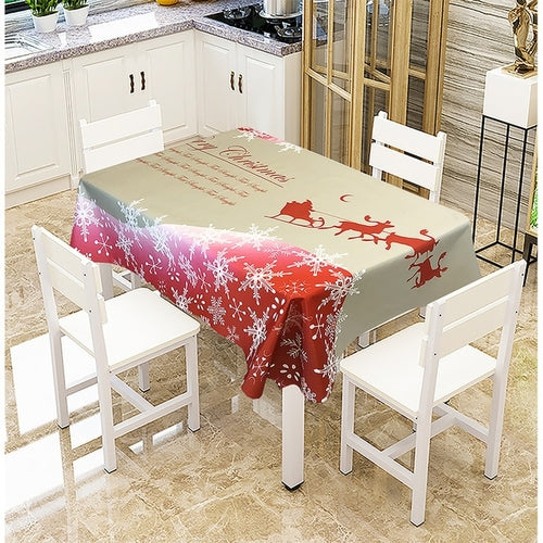 Urijk  Xmas Wedding Party Tablecloth Antifouling
