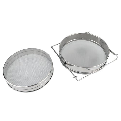 Stainless Steel Double-layer Bee Honey Sieve Filtration, Strainer