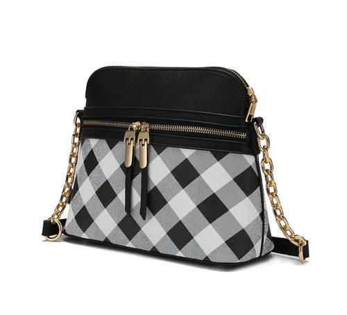 Suki Checkered Crossbody Handbag