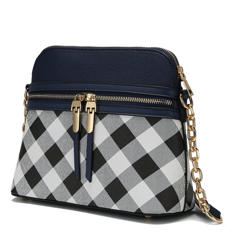 Suki Checkered Crossbody Handbag