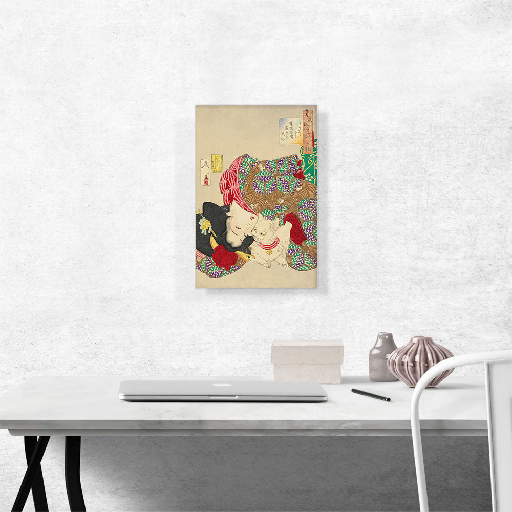 The Aspects of Daily Life Woman Cat 1888