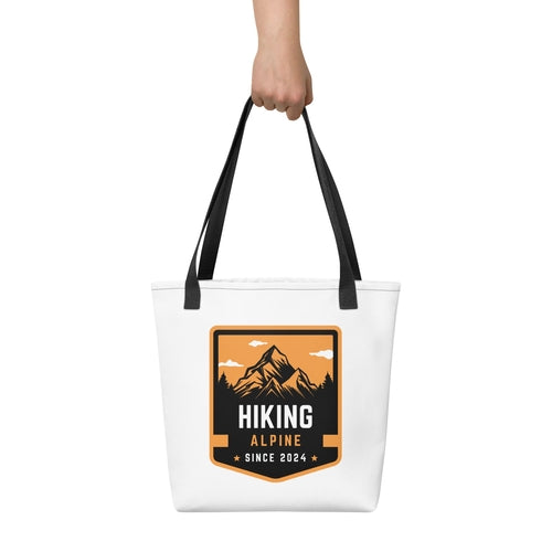Hiking Alpine Lakes Tote Bag