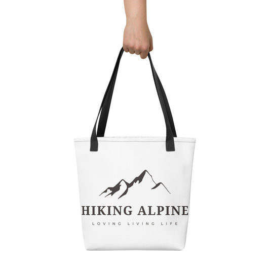 Hiking Alpine Crest Tote Bag