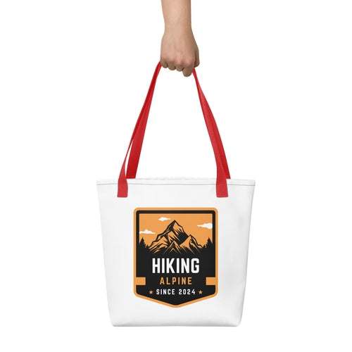 Hiking Alpine Lakes Tote Bag