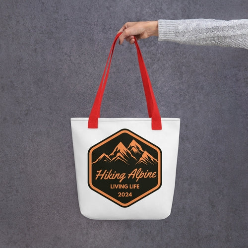 Hiking Alpine Live Life Tote Bag