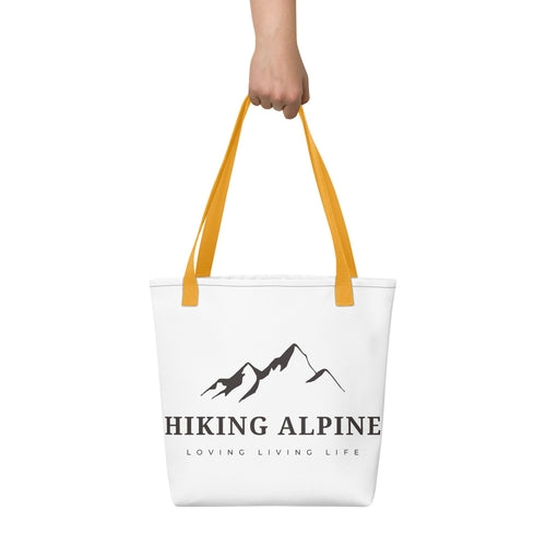 Hiking Alpine Crest Tote Bag