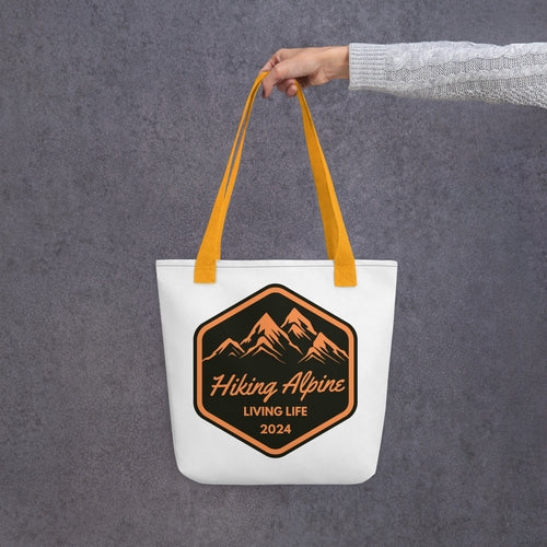 Hiking Alpine Live Life Tote Bag