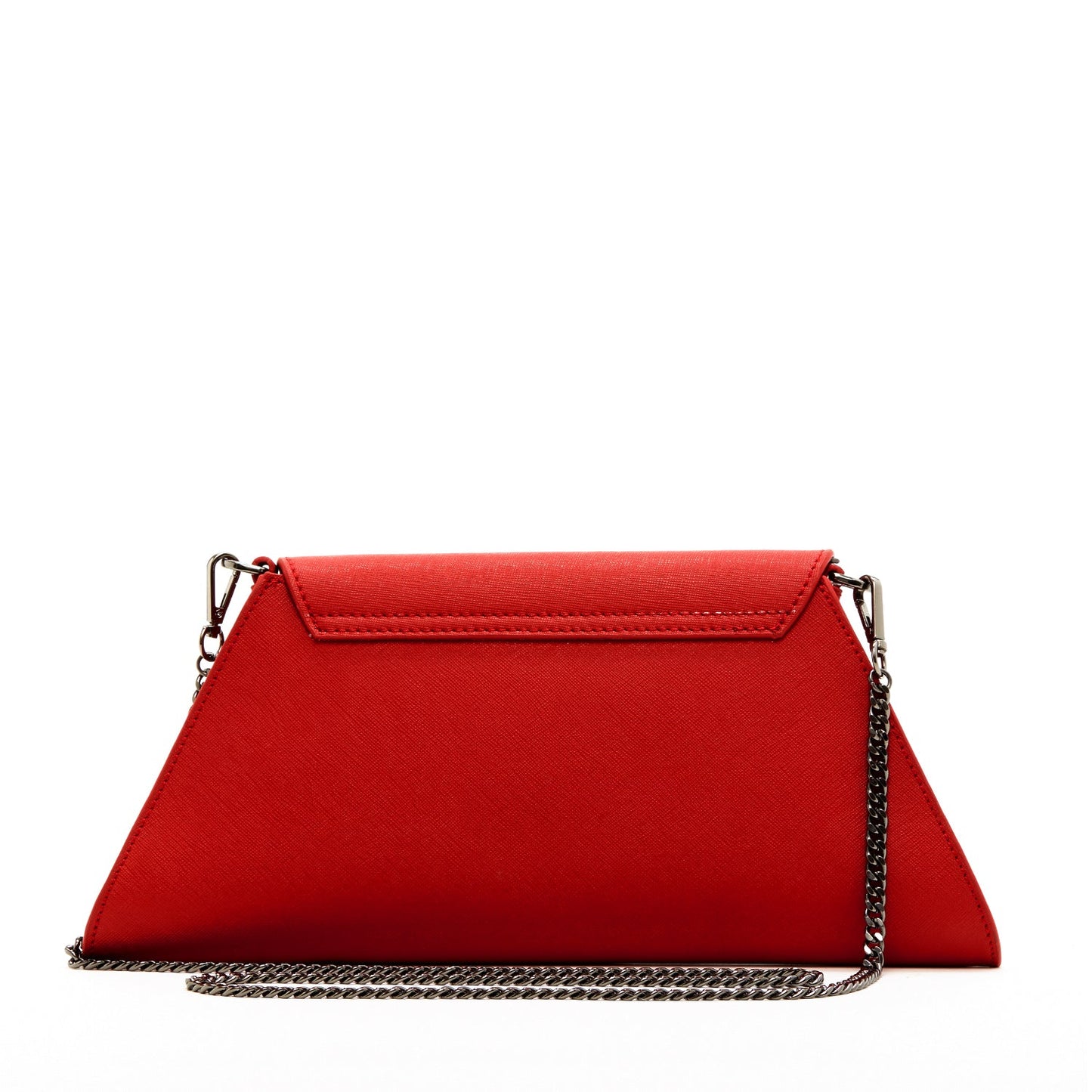 SUSU Red Clutch Bag Leather Clutch Purse Crossbody Evening Purse