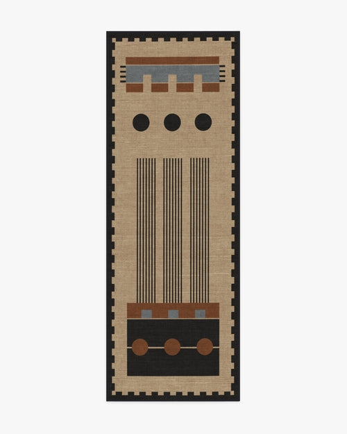 Architectural Digest Kasi Black & Tan Tufted Rug