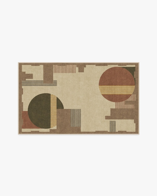 Architectural Digest Maha Natural Clay Tufted Rug