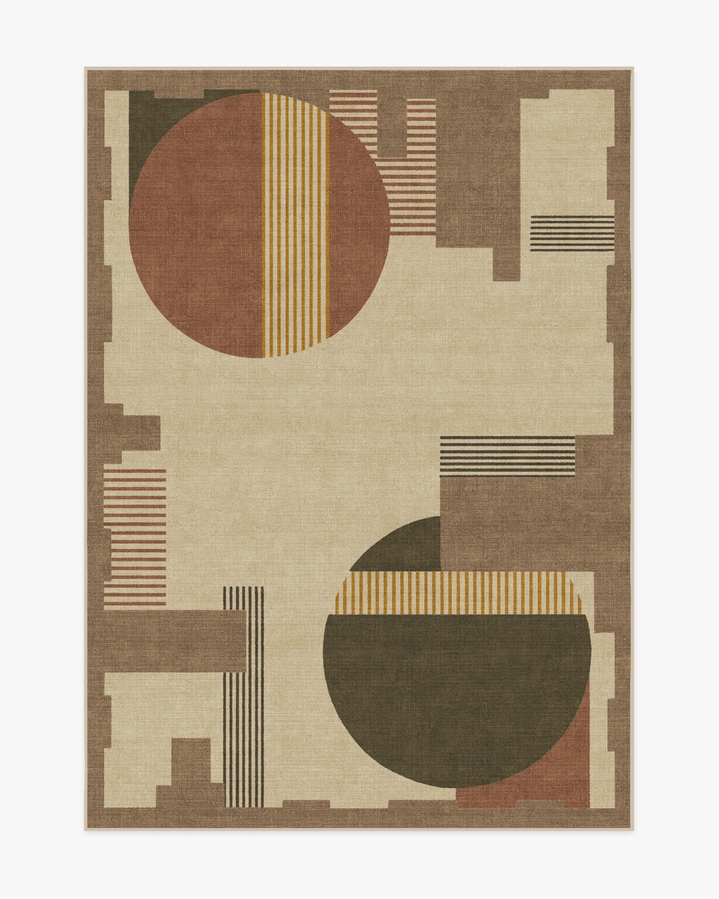 Architectural Digest Maha Natural Clay Tufted Rug
