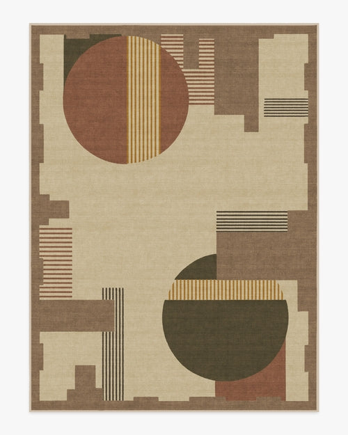 Architectural Digest Maha Natural Clay Tufted Rug