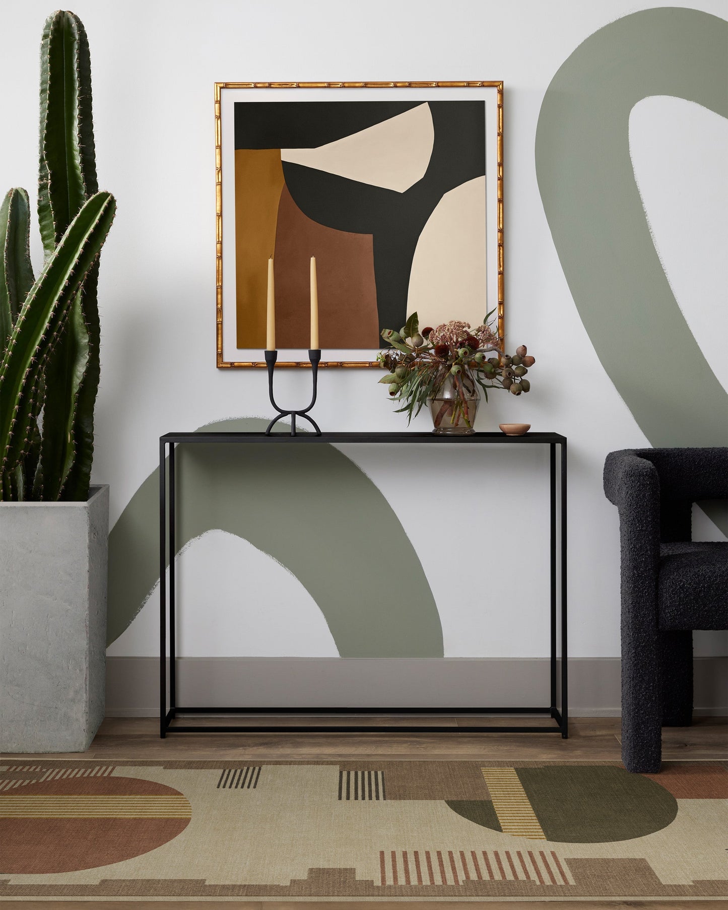 Architectural Digest Maha Natural Clay Tufted Rug