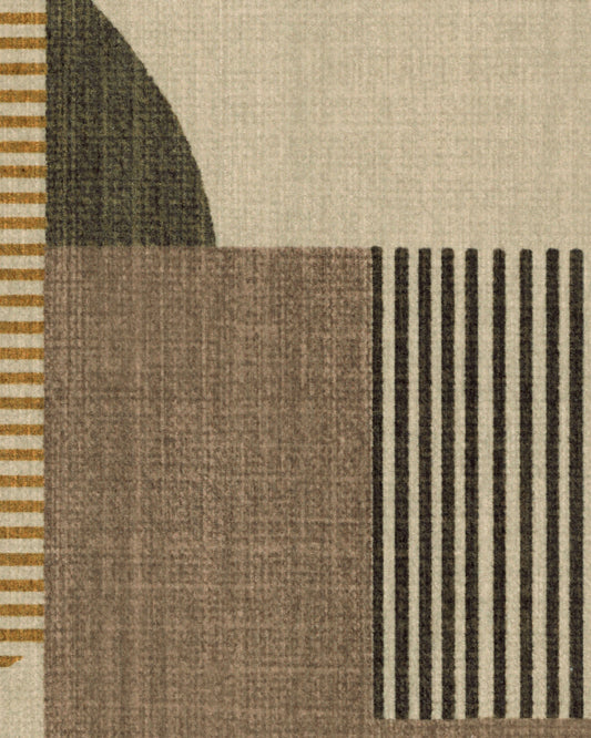 Architectural Digest Maha Natural Clay Tufted Rug