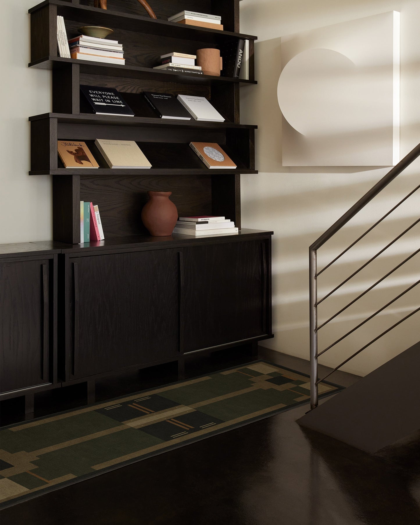 Architectural Digest Monolith Olive Green Tufted Rug