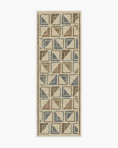 Architectural Digest Vesta Neutral Multicolor Tufted Rug