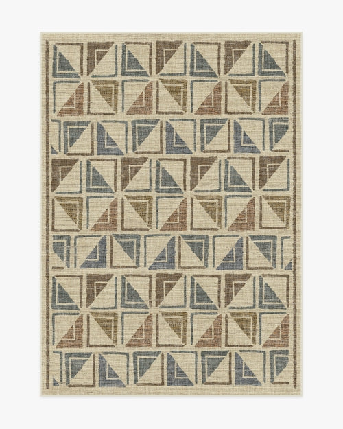 Architectural Digest Vesta Neutral Multicolor Tufted Rug