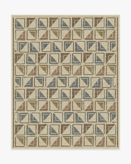 Architectural Digest Vesta Neutral Multicolor Tufted Rug