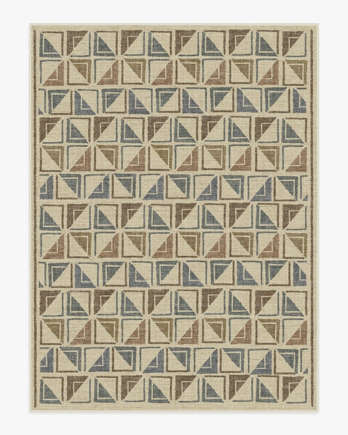 Architectural Digest Vesta Neutral Multicolor Tufted Rug