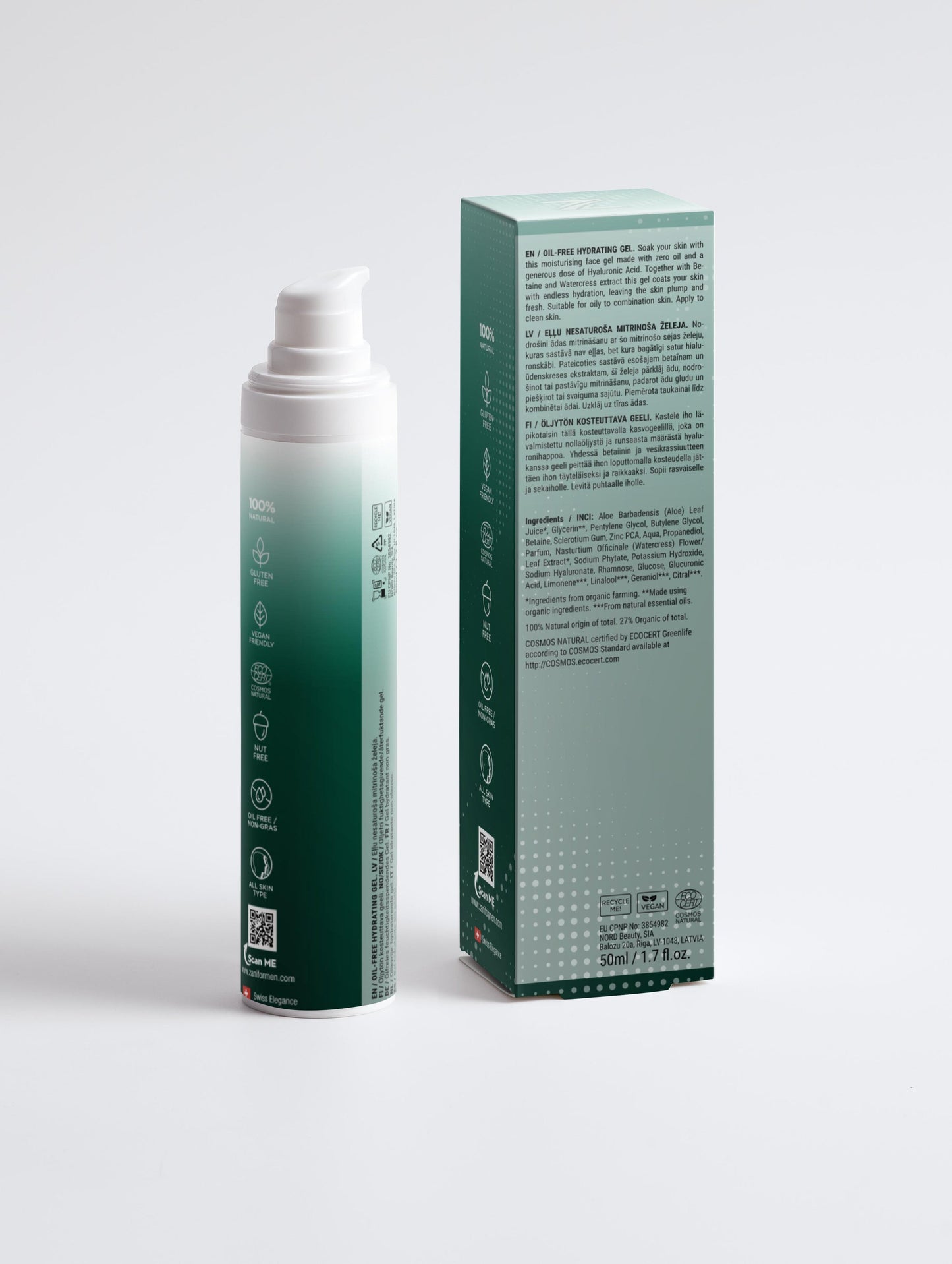 Organic Face Hydrating Gel