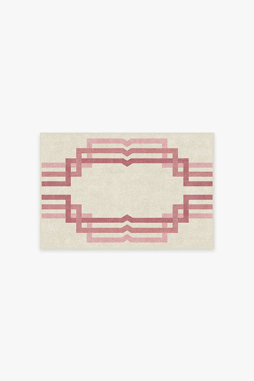 Barbie™ Dreamworld Ivory & Pink Tufted Rug