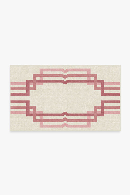 Barbie™ Dreamworld Ivory & Pink Tufted Rug