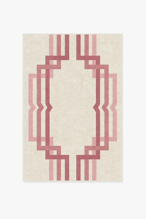 Barbie™ Dreamworld Ivory & Pink Tufted Rug