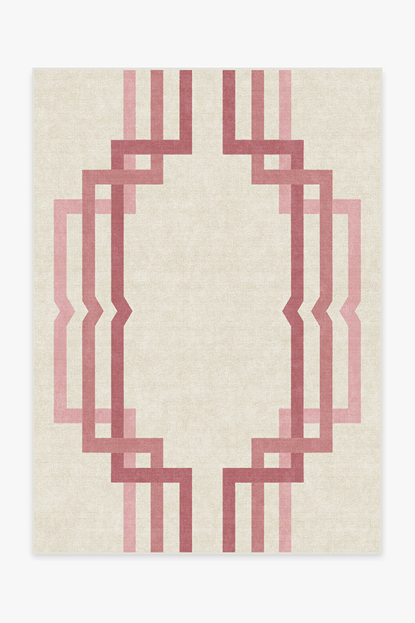 Barbie™ Dreamworld Ivory & Pink Tufted Rug