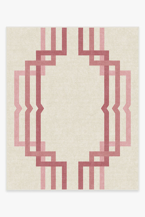 Barbie™ Dreamworld Ivory & Pink Tufted Rug