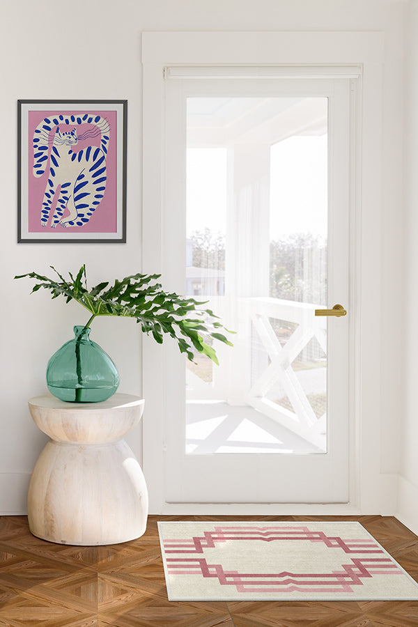 Barbie™ Dreamworld Ivory & Pink Tufted Rug