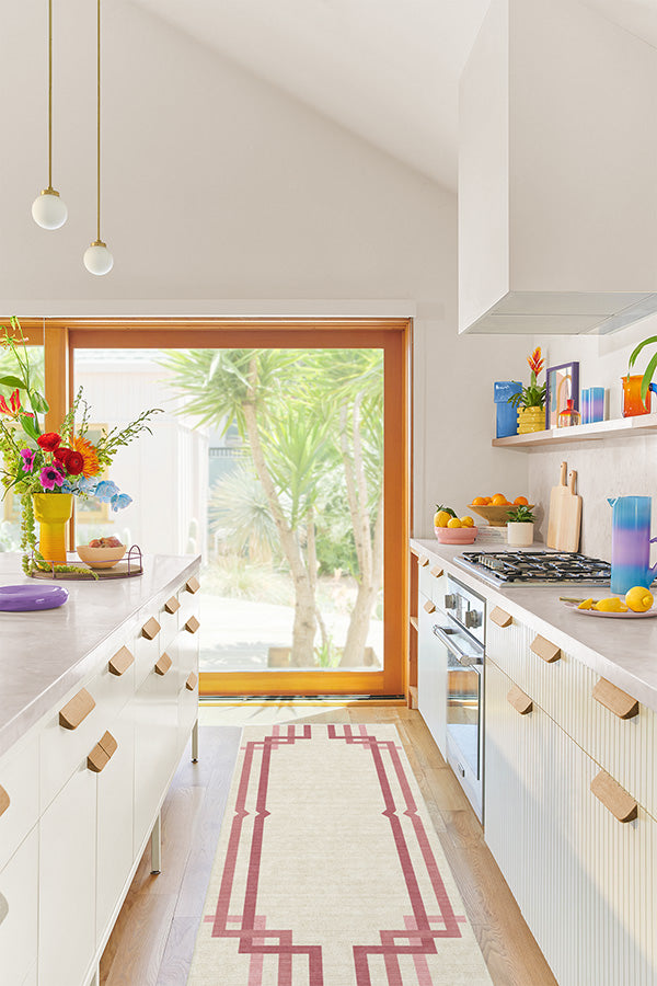 Barbie™ Dreamworld Ivory & Pink Tufted Rug