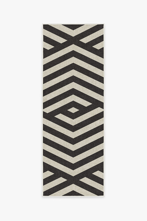Barbie™ Signature Chevron Charcoal Tufted Rug