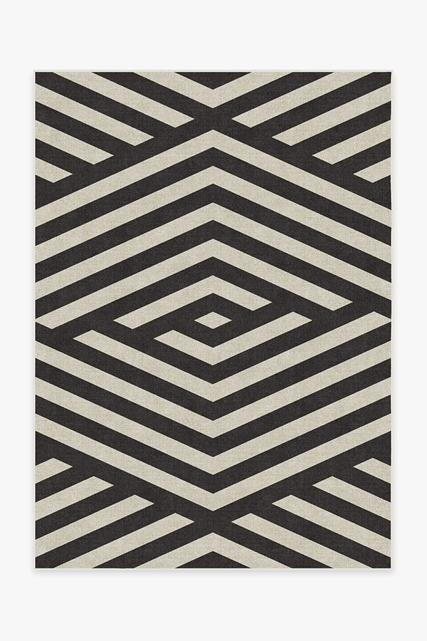 Barbie™ Signature Chevron Charcoal Tufted Rug